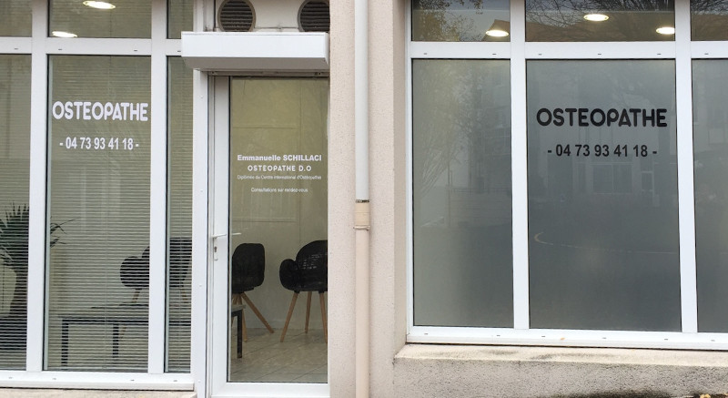 Devanture du cabinet